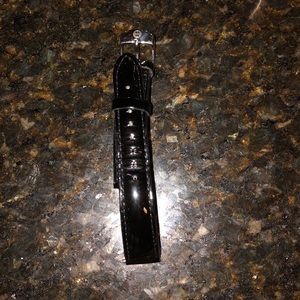 Michele watch mini urban leather band